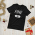 FINE! Short-Sleeve Unisex Yarn Lover's T-Shirt, Knitting Shirt, Crochet Shirt, Yarn Shirt
